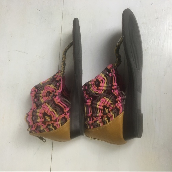 🦋 3 for $25 - Urban Outfitters Ecote Woven Gladiator Festival Sandal - Picture 4 of 7